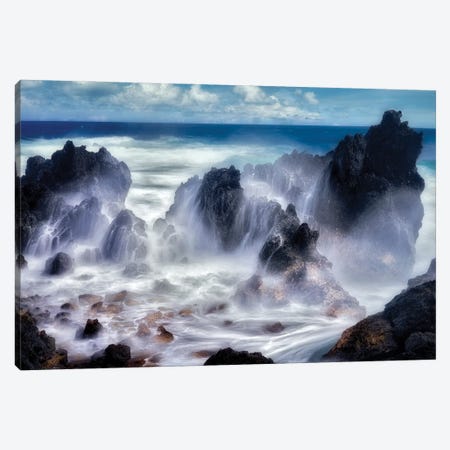 Stormy Coast Canvas Print #DEN710} by Dennis Frates Canvas Art