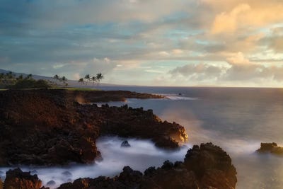 Sunset Ocean by Dennis Frates canvas print