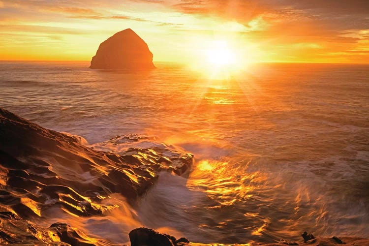 Coastal Sunset II by Dennis Frates wall art