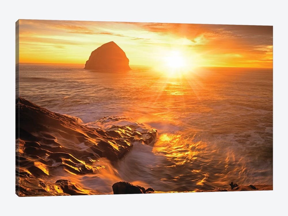 Coastal Sunset II by Dennis Frates 1-piece Canvas Wall Art