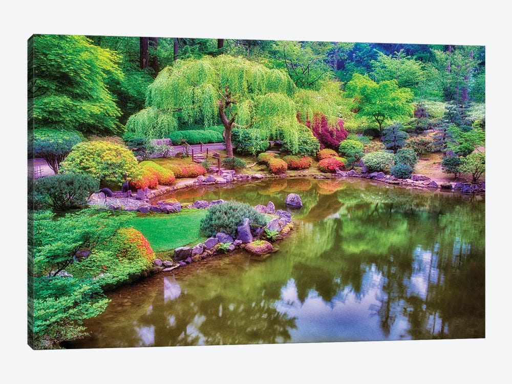 Japanese Gardens by Dennis Frates 1-piece Canvas Print