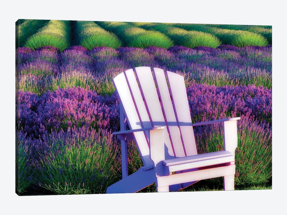 Lavender Chair by Dennis Frates 1-piece Canvas Print