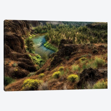 Desert Canyon Stream Canvas Print #DEN96} by Dennis Frates Art Print