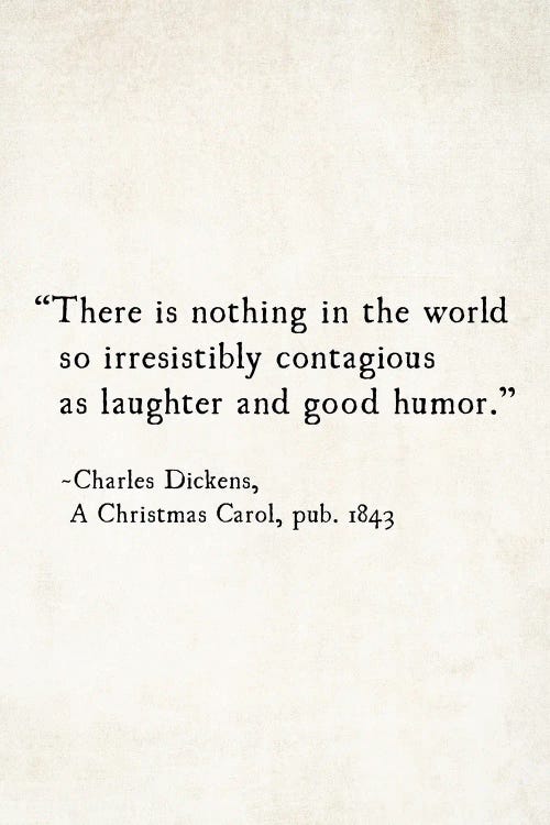 Charles Dickens Laughter And Good Humor