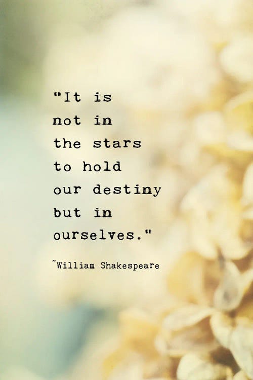 William Shakespeare Destiny