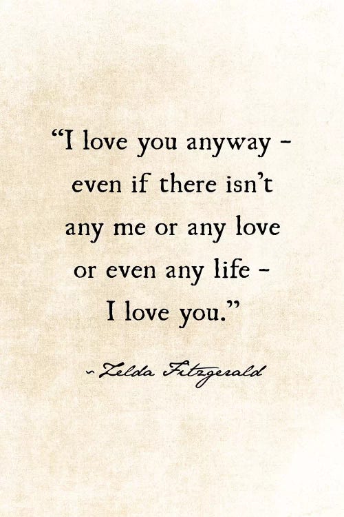 I Love You Anyway