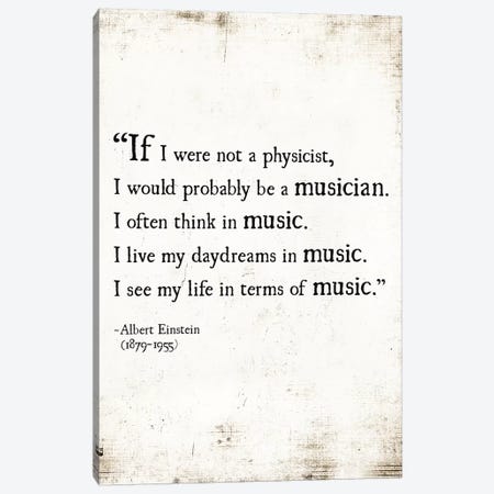 My Life In Music Canvas Print #DEO45} by Debbra Obertanec Art Print