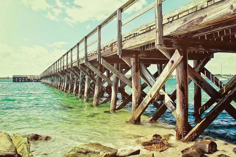Ocean Pier by Debbra Obertanec wall art