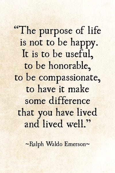 Typography: Purpose Of Life by Debbra Obertanec