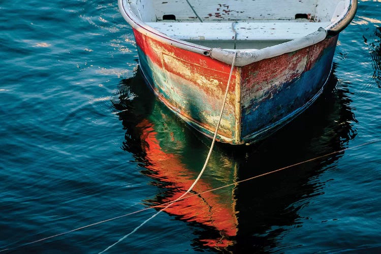 Red Dory by Debbra Obertanec wall art