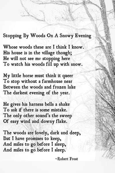 Quotes & Sayings: Stopping By Woods by Debbra Obertanec