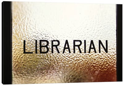 The Librarian Canvas Art Print - Debbra Obertanec