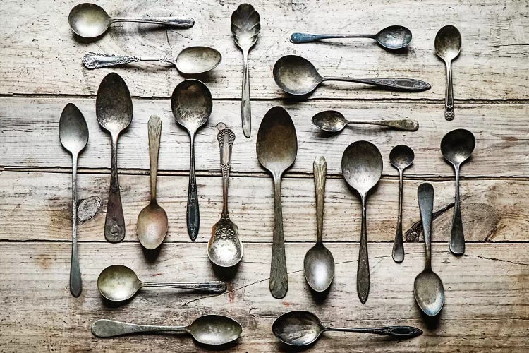 Vintage Spoons Kitchen Print