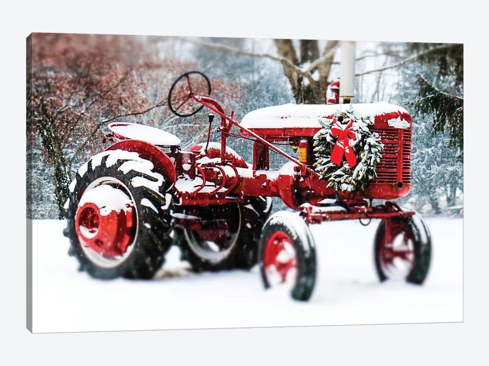 Vintage Tractor by Debbra Obertanec 1-piece Canvas Wall Art