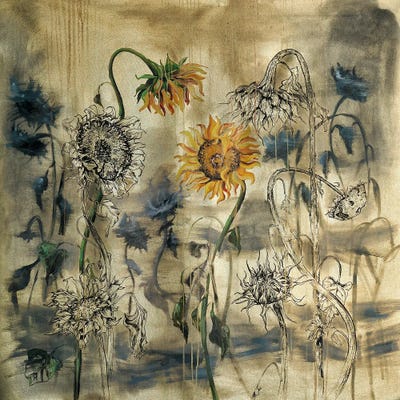 Ansectors by Delnara El framed canvas print