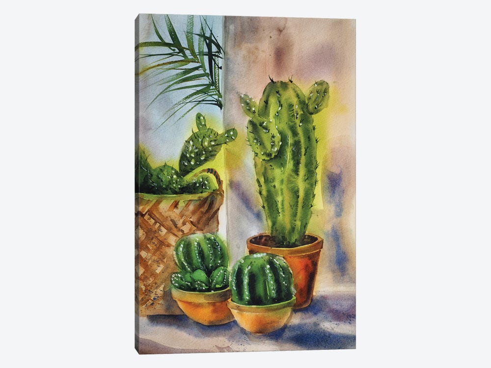 Cactus Plants by Delnara El 1-piece Art Print