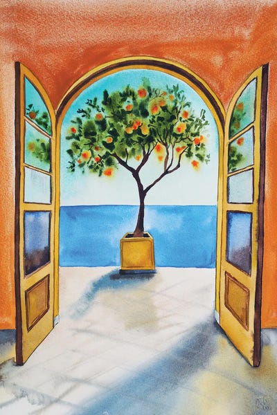 Windows: Mediterranean by Delnara El