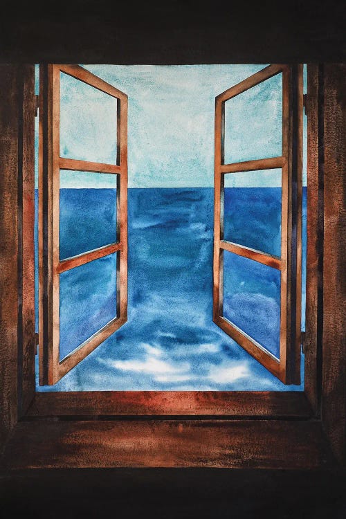 Window by Delnara El wall art