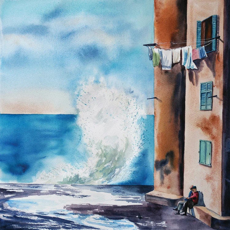 Italy Mood by Delnara El wall art