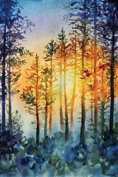 Fine Art Print: Forest by Delnara El