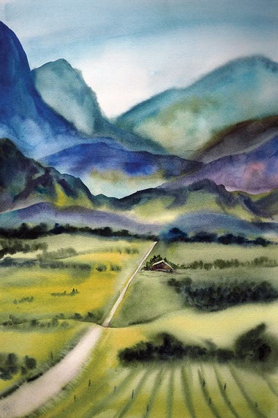 Cabins: Road To The Mountains by Delnara El