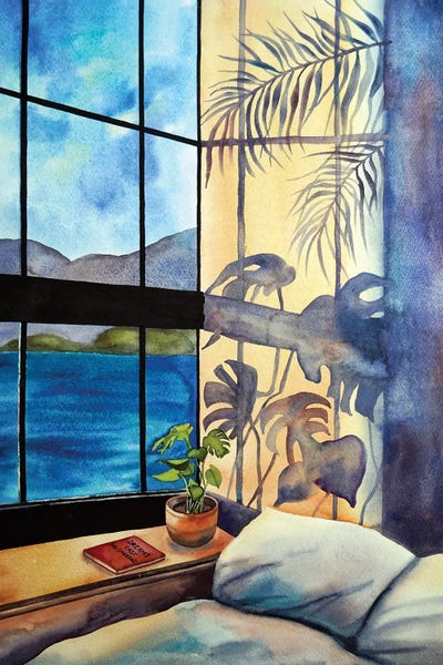 Dreams Cast No Shadows by Delnara El framed canvas print