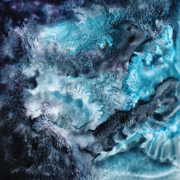 Seascapes: Deep Blue Water by Delnara El