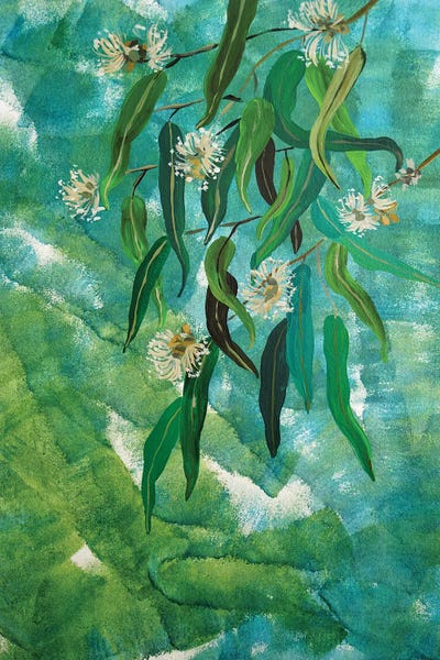 Eucalyptus On Expressive Background