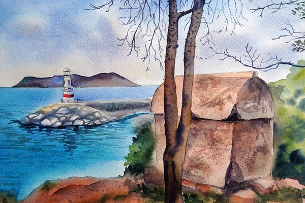 Lighthouses: Lycian Tomb by Delnara El