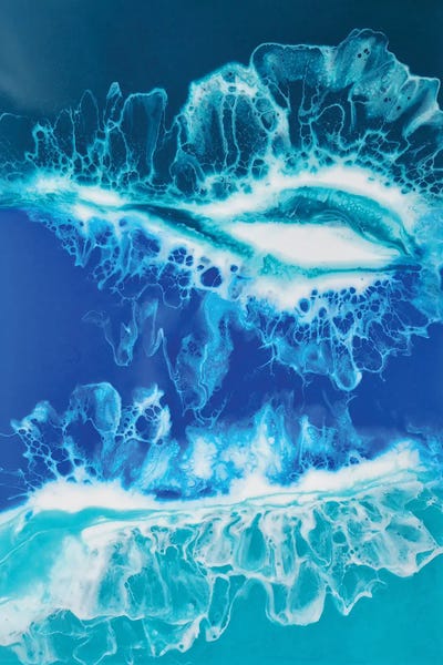 My Ocean I by Delnara El framed canvas print