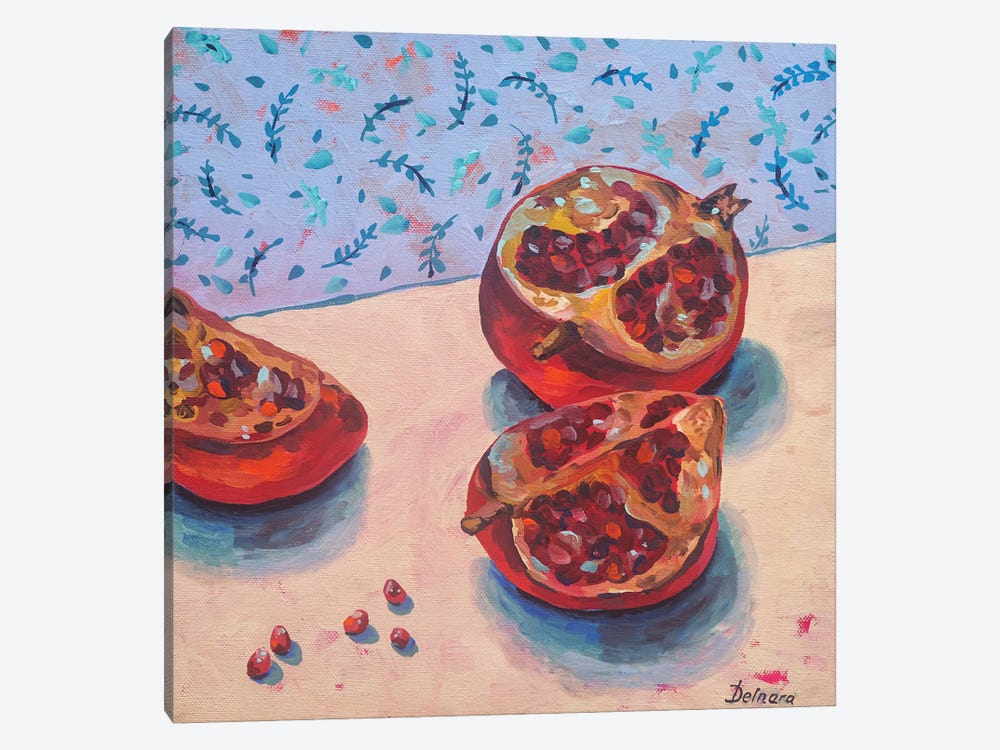 Pomegranates by Delnara El 1-piece Art Print