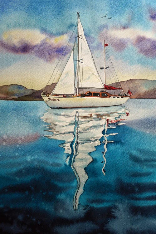 Sail Of Hope by Delnara El wall art