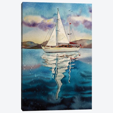 Sail Of Hope Canvas Print #DER61} by Delnara El Art Print