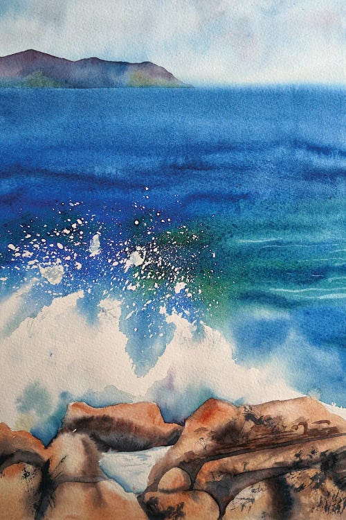 Wave by Delnara El wall art