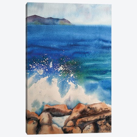 Wave Canvas Print #DER81} by Delnara El Canvas Art Print