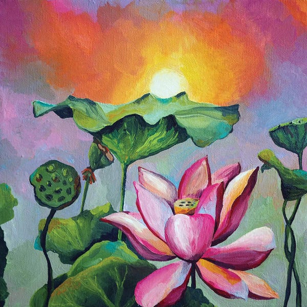 Lotuses: Sunny Lotus by Delnara El