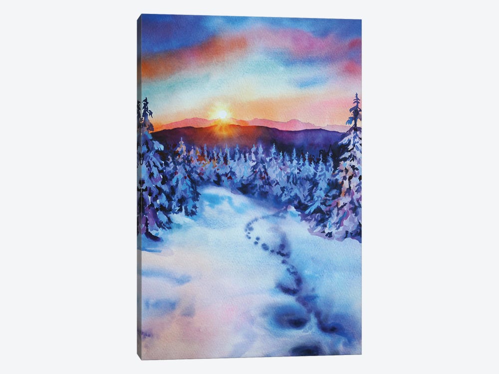Winter's Tale by Delnara El 1-piece Canvas Print