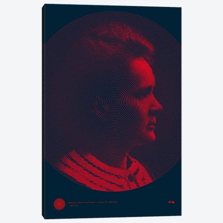 Marie Curie Canvas Print #DES12} by 2046 Design Canvas Art Print