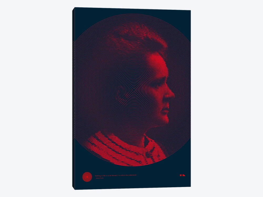 Marie Curie by 2046 Design 1-piece Canvas Art Print