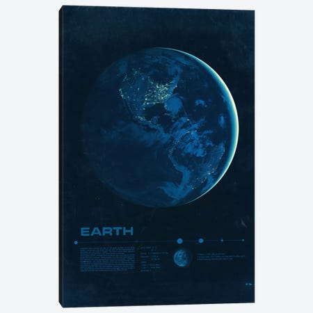 Earth Canvas Print #DES15} by 2046 Design Canvas Wall Art