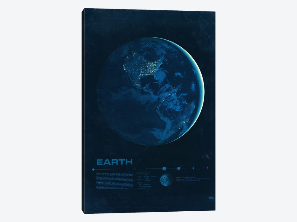 Earth by 2046 Design 1-piece Canvas Wall Art