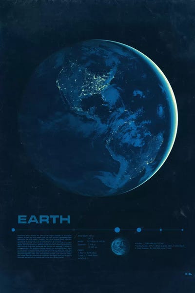 Kids Educational Art: Earth by 2046 Design