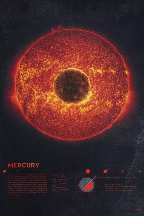 Mercury by 2046 Design wall art