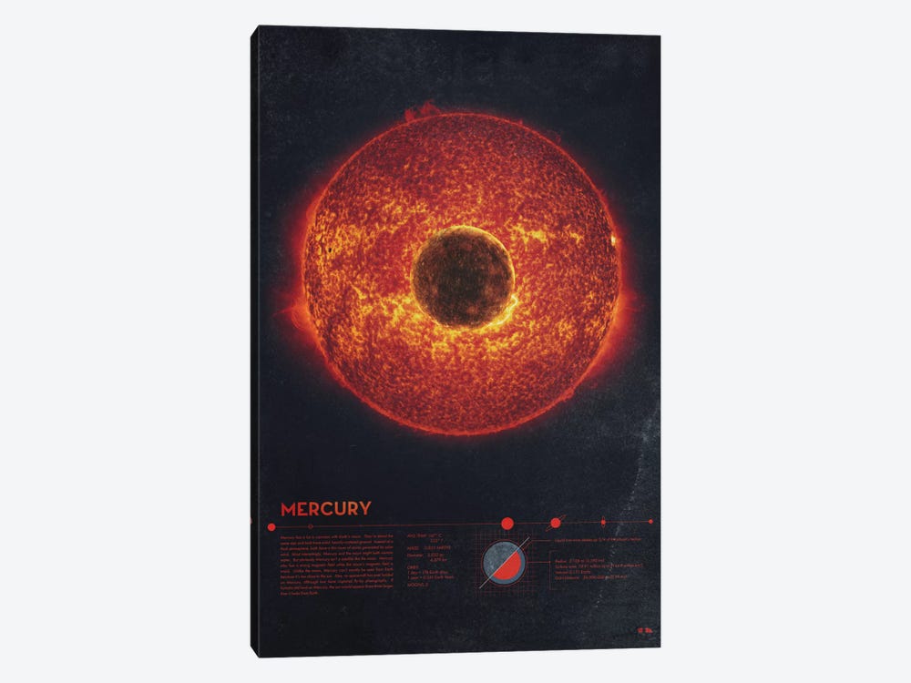 Mercury by 2046 Design 1-piece Canvas Print