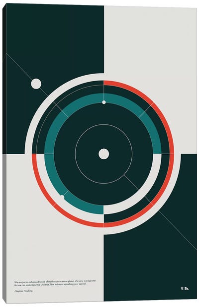Orbits Canvas Art Print - Space Travel Posters
