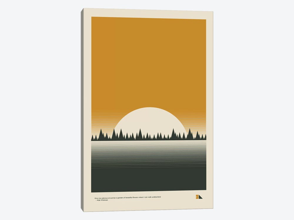 Sunset by 2046 Design 1-piece Canvas Print