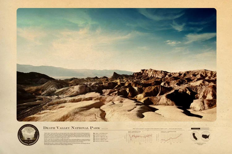 Death Valley National Park by 2046 Design wall art