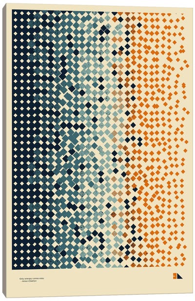 Entropy Canvas Art Print - Geometric Patterns