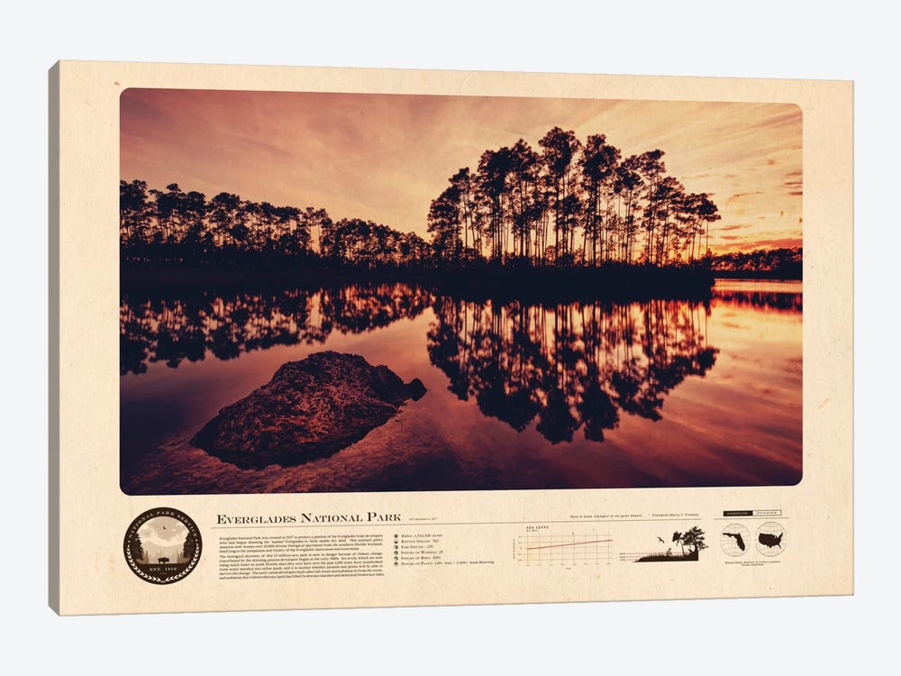 Everglades National Park by 2046 Design 1-piece Canvas Art Print