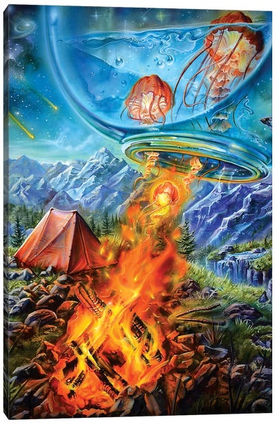 Camping Trip Canvas Art Print - Derek Turcotte